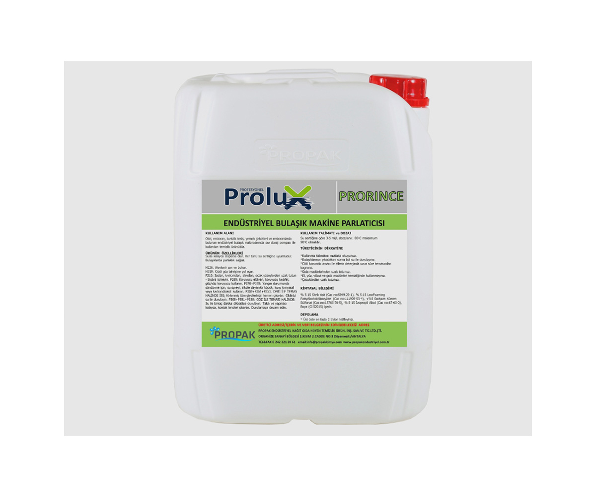 Endüstriyel Bulaşık Makinesi Parlatıcısı