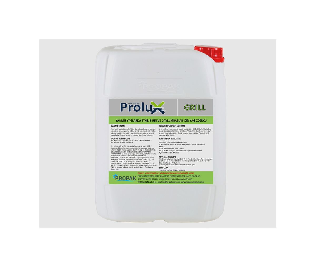 Endüstriyel Mutfak Cihazları İçin Ağır Kit- Yağ Çözücü Madde
