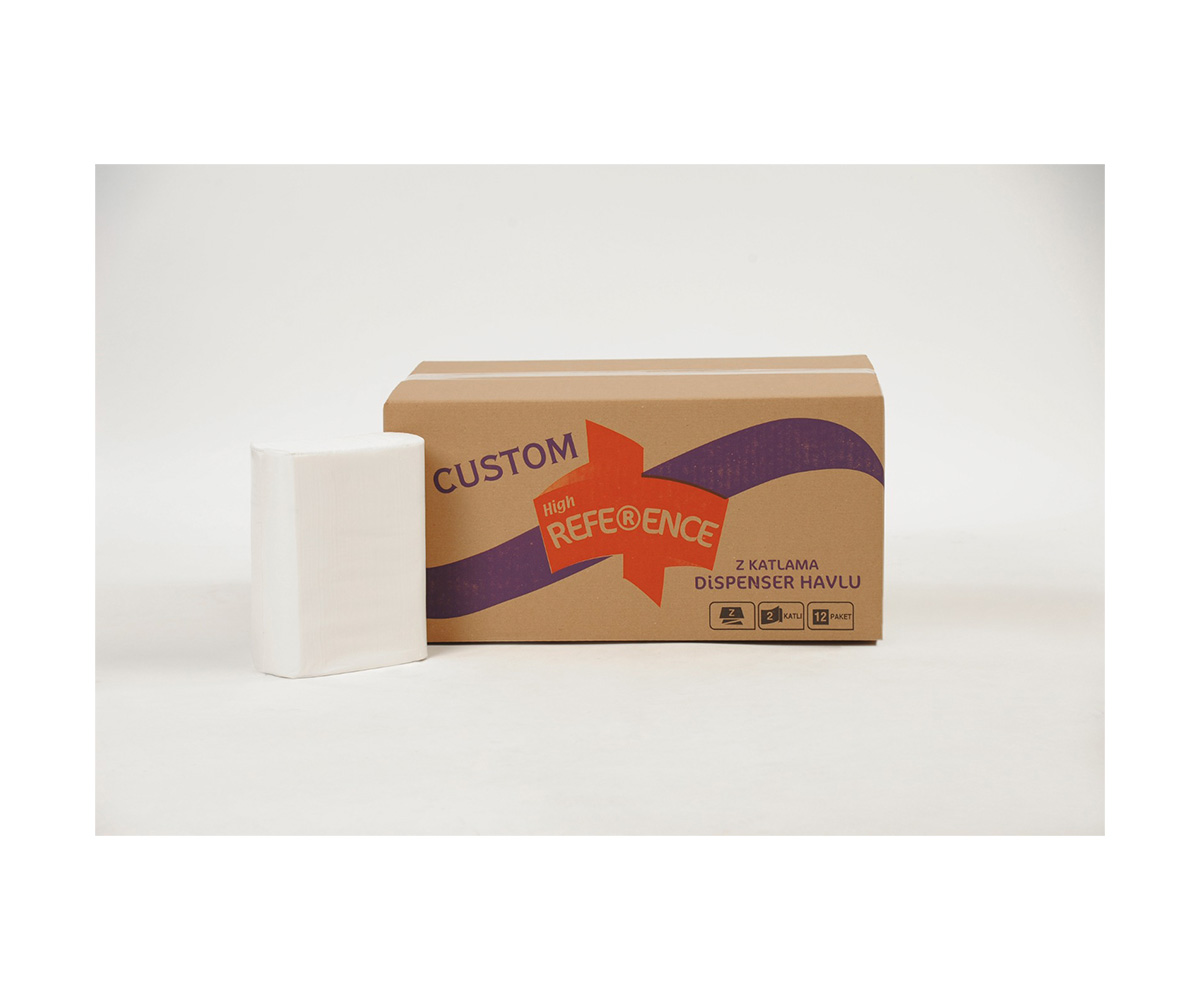 Endüstriyel Tip Z Katlı Dispanser Havlu Peçete