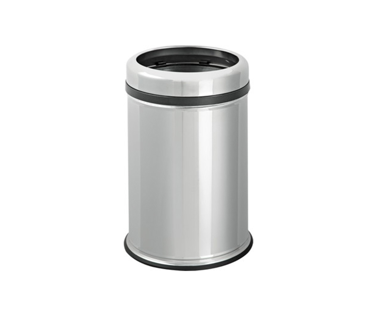 Üstü Açık Paslanmaz Çelik Çöp Kovası 32 Litre