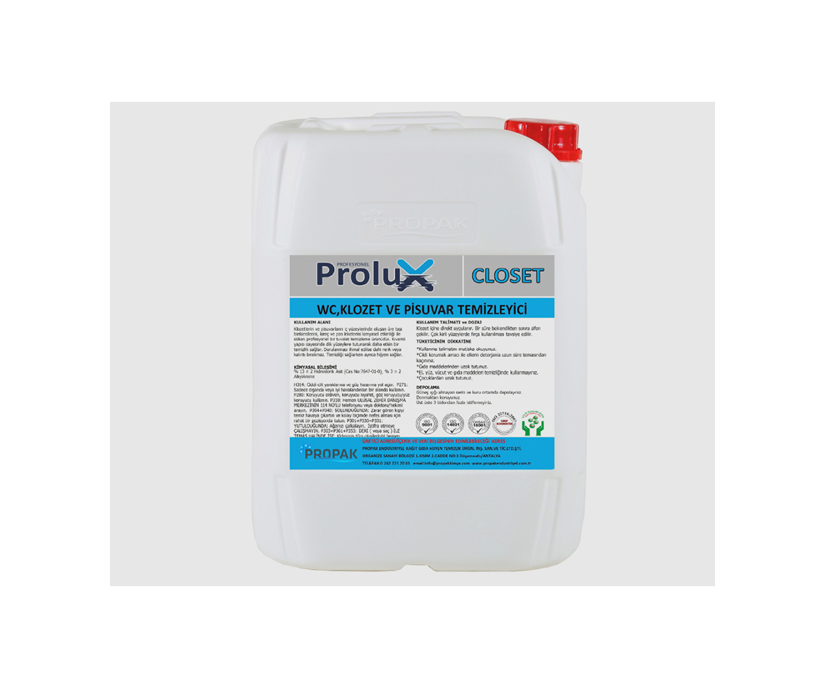 Wc-Klozet Ve Pisuvar Temizleme Maddesi